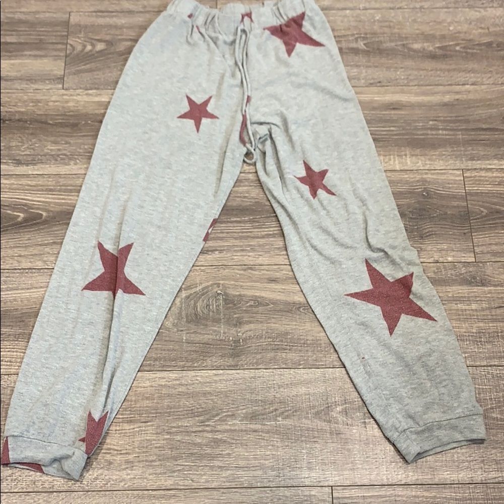 Star Joggers with Drawstring